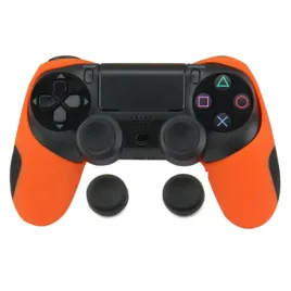 oslona-etui-nakladka-sylikon-pada-ps4-pomaranczowa