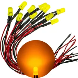 diody-led-12v-5mm-zolte-matowe-przewody-o-dlugosci-20cm-or-komplet-10-szt
