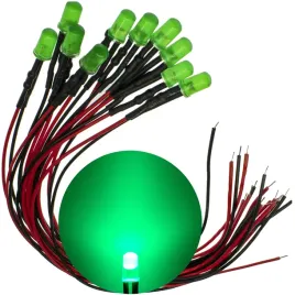 diody-led-12v-5mm-zielone-matowe-przewody-dlugosc-20cm-or-komplet-10-szt