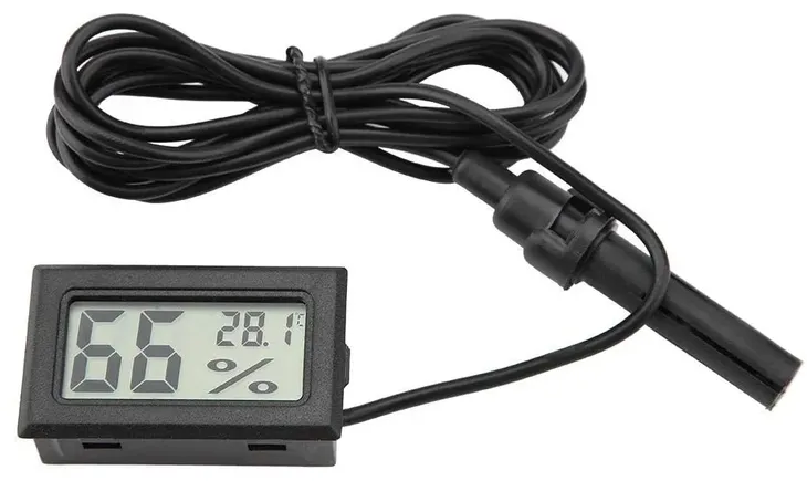 Higrometr termometr elektroniczny z sondą cyfrowy