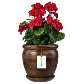 doniczka-ceramiczna-duza-o28cm-z-podstawka-braz