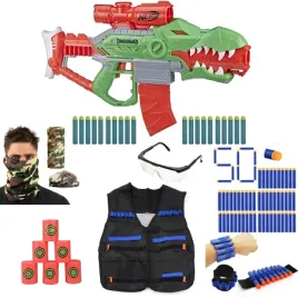 nerf-dino-karabin-rex-automat-mega-dodatki