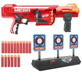 pistolet-karabin-nerf-mega-rotofury-elektroniczna-tarcza-strzalki