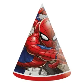 czapeczki-papierowe-spiderman-urodziny-6-szt