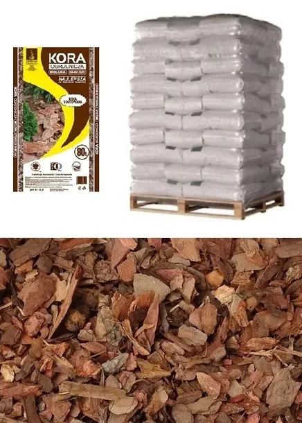 12x KORA SOSNOWA ŚREDNIA SORTOWANA OGRODOWA OGRÓD