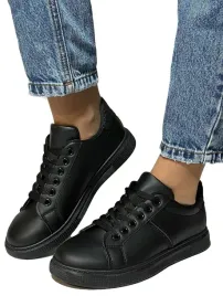 trampki-damskie-buty-tenisowki-sportowe-czarne-36