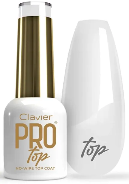 Top Do Paznokci Na Lakier Hybrydowy Pro Gold UV Clavier 8 ML