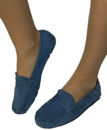 mokasyny-damskie-buty-skorzane-zamsz-niebieskie-40