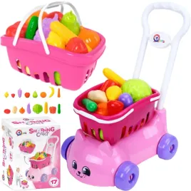 wozek-sklepowy-z-koszykiem-i-zakupami-rozowy