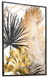 plakat-a3-30x40-liscie-gold-05-bez-ramy