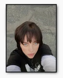 plakat-a3-30x40-w-ramie-imp-billie-eilish-05