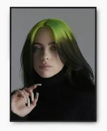 plakat-a3-30x40-w-ramie-imp-billie-eilish-07