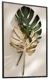 plakat-a3-30x40-liscie-gold-16-bez-ramy