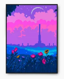 plakat-a3-30x40-w-ramie-imp-pixelart-18