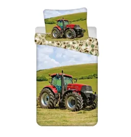 posciel-dziecieca-traktor-czerwona-0546-140x200-jerry-fabrics