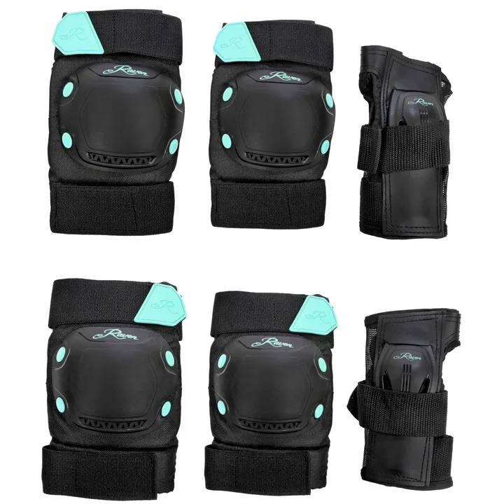 ochraniacze-raven-dexard-black-mint-s