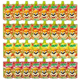 kubus-mus-100percent-mix-4-smakow-100-g-x-32-sztuk