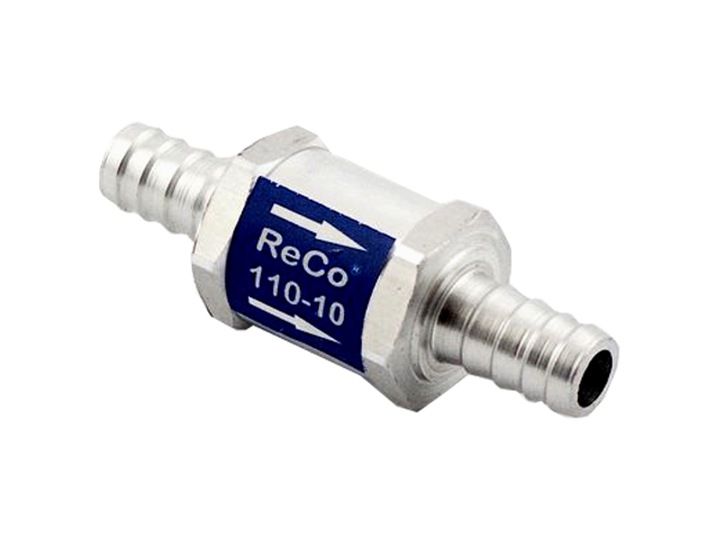 Zawór zaworek zwrotny 8mm RECO benzyna/olej