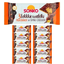sonko-lekkkie-wafelki-pelnoziarniste-w-ciemnej-czekoladzie-36g-x11-sztuk