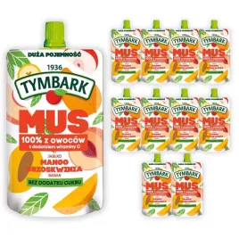 tymbark-mus-100-percent-z-owocow-jablko-mango-brzoskwinia-banan-200-g-x-10-sztuk