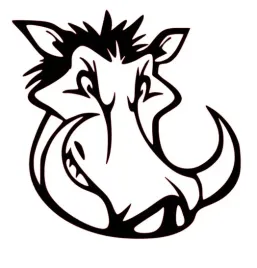 naklejka-bez-tla-inensticker-na-auto-szybe-samochod-dzik-smiech