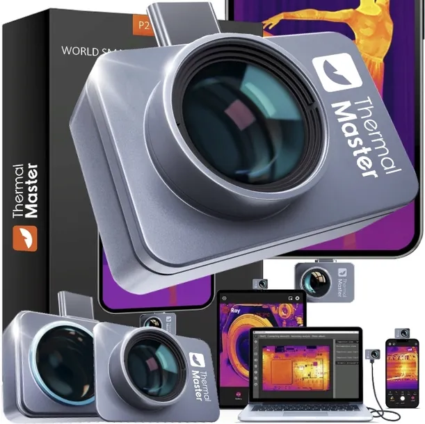 Kamera termowizyjna THERMAL MASTER P2 PRO android C +NAKŁADKA MAKRO 600 °C