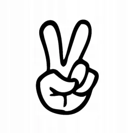 naklejka-na-auto-szybe-symbol-zwyciestwa-dlon-gest