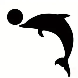 naklejka-na-auto-samochod-szybe-delfin-i-pilka
