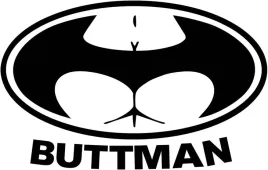 naklejka-na-auto-szybe-batman-buttman