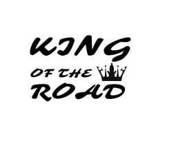 naklejka-na-auto-szybe-king-of-the-road