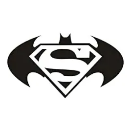 naklejka-na-auto-szybe-superman-i-batman