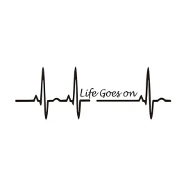 naklejka-na-auto-szybe-life-goes-on-linia-zycia