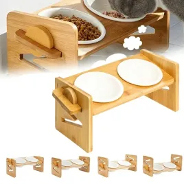 miska-dla-psa-kota-podwojna-ceramiczna-na-stojaku-bambusowym