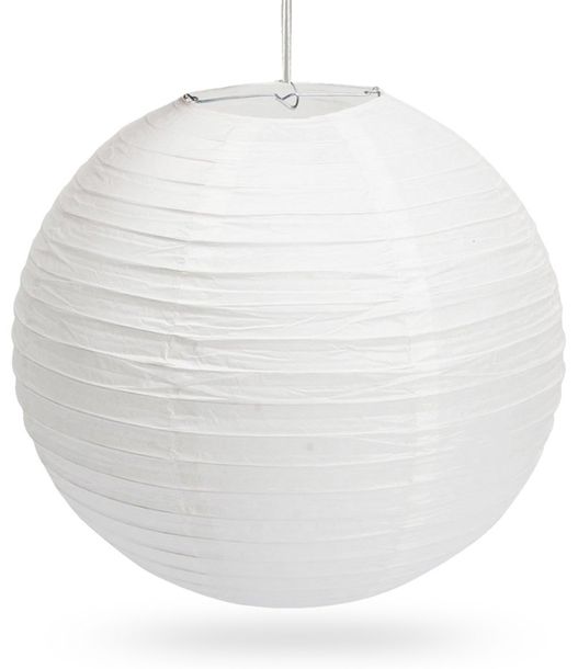 Lampion papierowy KULA 60cm  - biały [uniw]