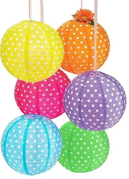 lampion-kula-papier-dot-30cm-czerwony-rodzaj-abazury-klosze