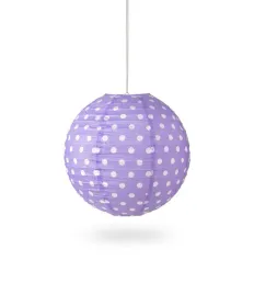 lampion-kula-papier-dot-30cm-lawenda