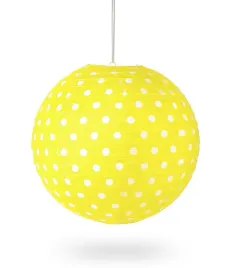 lampion-kula-papier-dot-40cm-zolty