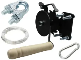 kolowrotek-do-grila-grilla-korbka-linka-zaciskiem-trojnog-rusztu-paleniska