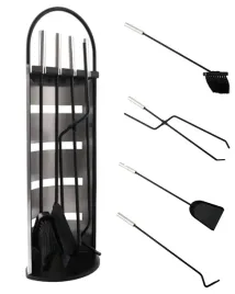 zestaw-kominkowy-do-kominka-czarny-5-czesci