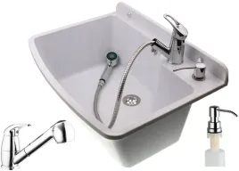 zlew-gospodarczy-zlewozmywak-komora-zestaw-bateria-wyciagana-syfon-dozownik