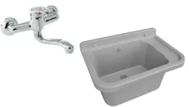 zlew-umywalka-komora-plastikowa-bateria-szary