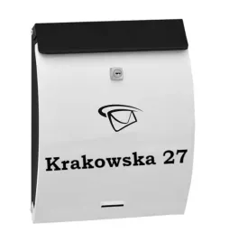 skrzynka-na-listy-pocztowa-na-listy-ulica-numer-domu-napis-bialo-czarna