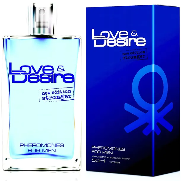 PERFUMY Z FEROMONAMI LOVE DESIRE MĘSKIE INTENSYWNE ŚWIEŻE FEROMONY UWODZĄCE