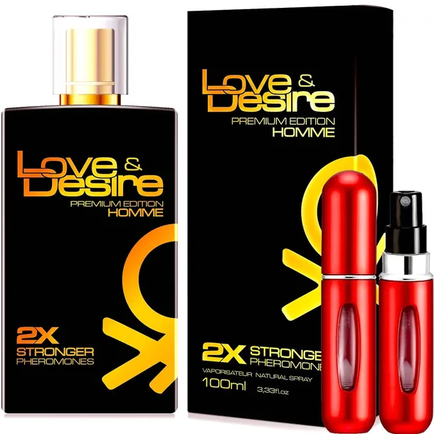 LOVE DESIRE PREMIUM GOLD PERFUMY Z FEROMONAMI MOCNE INTENSYWNE FEROMONY MEN