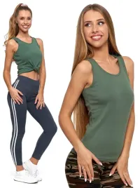 tank-top-damski-dopasowany-koszulka-gladka-na-ramiaczkach-khaki-moraj
