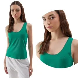 koszulka-damska-4f-bokserka-bawelniana-top-na-ramiaczka-ss24f041