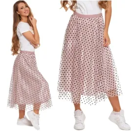 spodnica-tiulowa-damska-rozowa-w-groszki-zwiewna-na-wiosne-modna-moraj