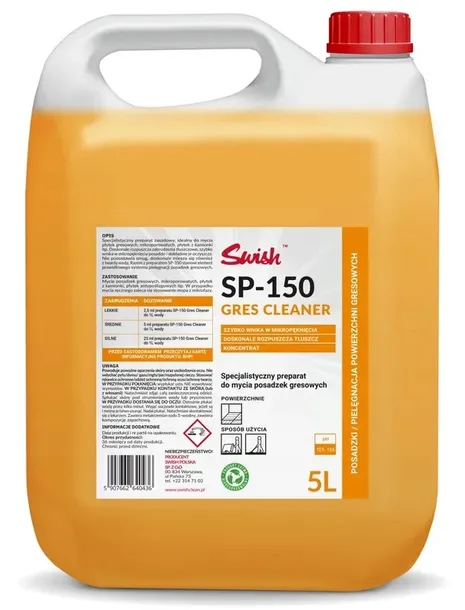 PŁYN MYCIA POSADZEK GRESU KAMIONKI SWISH SP-150 5L
