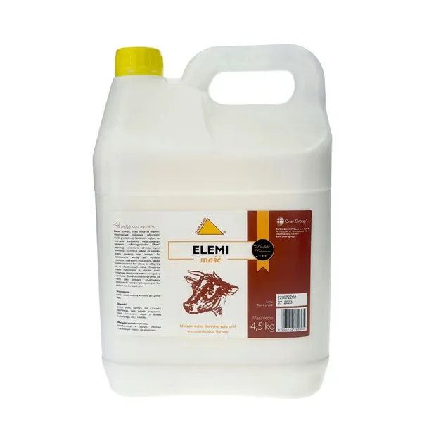 Maść wzmacniająca wymiona 4,5kg ELEMI maść wspomagająca przy zapaleniu