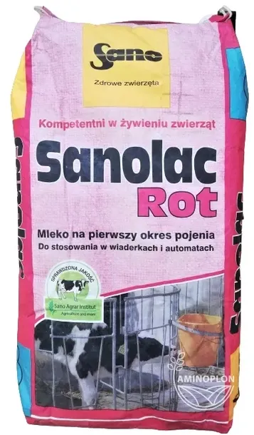 Sanolac Rot Sano 25kg mleko dla cieląt hodowlanych